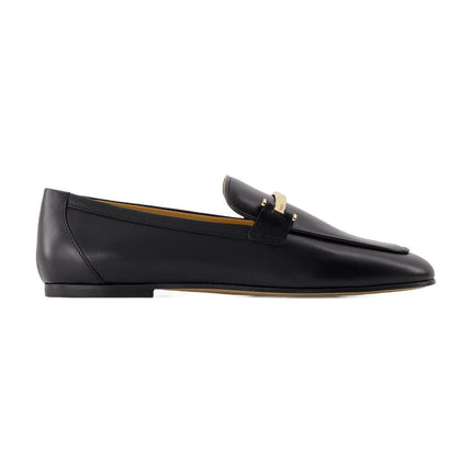Flache Schuhe Barreta - Tod's - Leder - Schwarz