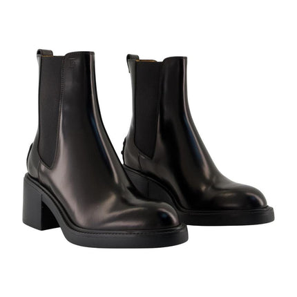 Stiefeletten Stivaletto - Tod's - Leder - Schwarz