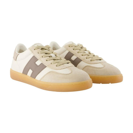 Sneakers Cool - Hogan - Leder - Beige