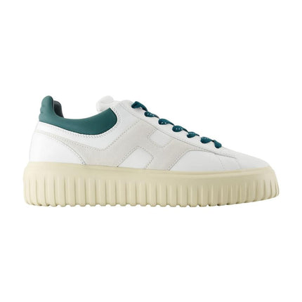 Sneakers H Stripes - Hogan - Leder - Weiß