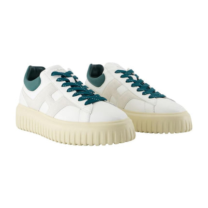 Sneakers H Stripes - Hogan - Leder - Weiß