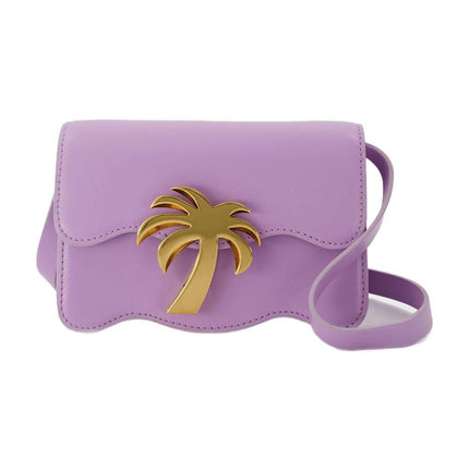 Tasche Palm Beach Pm aus Leder in violett und Gold