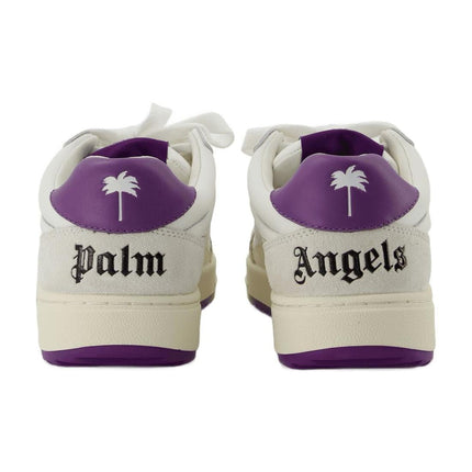 Palm University Sneakers - Palm Angels - White/Purple - Leather