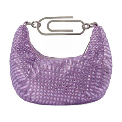 Tasche Binder Clip 20 in Strass / lila