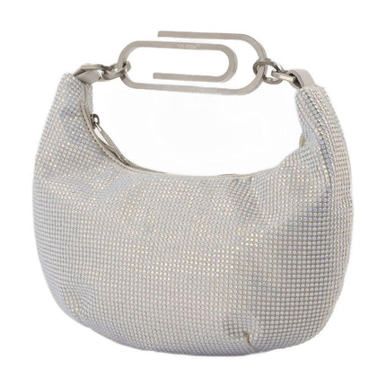 Tasche Binder Clip 20 in Strass / blau