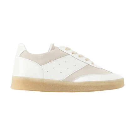 Sneakers 6 Court - MM6 Maison Margiela - Leder - Weiß