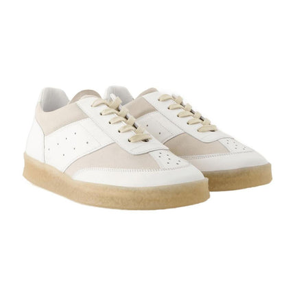 Sneakers 6 Court - MM6 Maison Margiela - Leder - Weiß