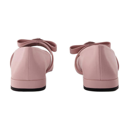 Ballerinas Gianni Ribbon - Versace - Leder - Rosa