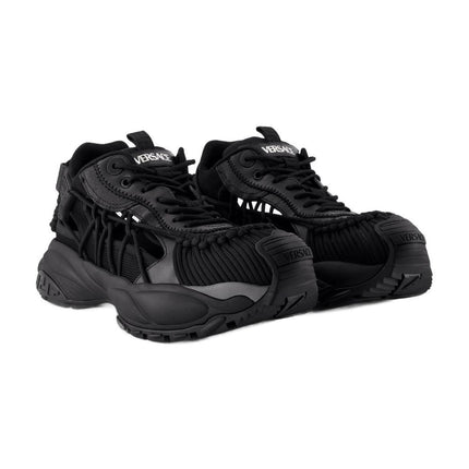 Sneakers - Versace - Leder - Schwarz