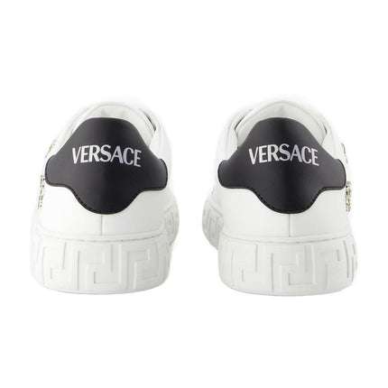 Sneakers La Greca - Versace - Stoff - Weiß