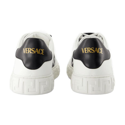 Sneakers - Versace - Leder - Weiß