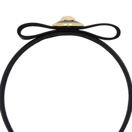 Medusa-Kopfbügel - Versace - Satin - Schwarz