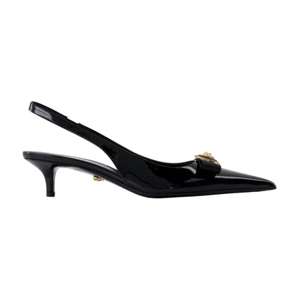 Pumps T.45 - Versace - Leder - Schwarz
