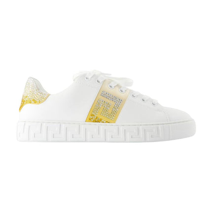 Free Bio Sneakers - Versace - Seide - Weiß