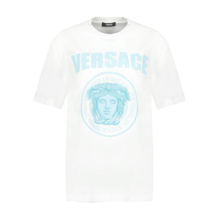 Medusa Rock T-Shirt - Versace - Baumwolle - Weiß