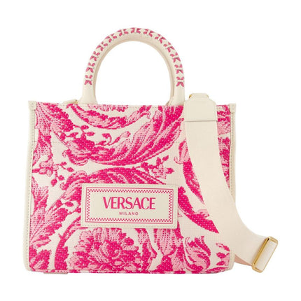 Einkaufstasche - Versace - Leder - Rosa