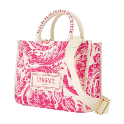 Einkaufstasche - Versace - Leder - Rosa
