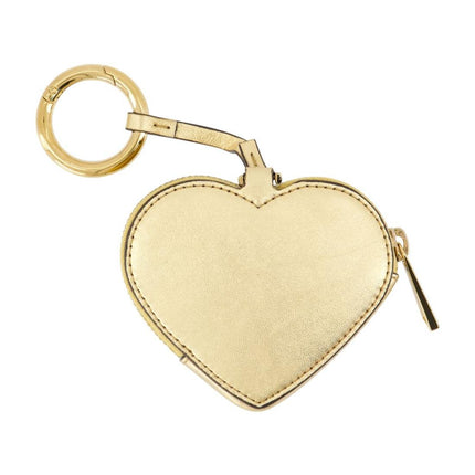 Schlüsselanhänger Coin - Versace - Leder - Vergoldet