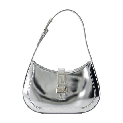 Small Schultertasche - Versace - Leder - Silber