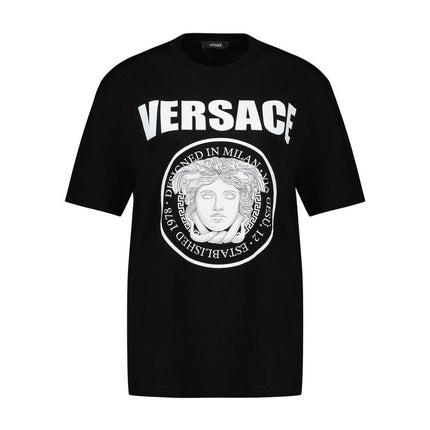 Medusa Rock T-Shirt - Versace - Baumwolle - Schwarz