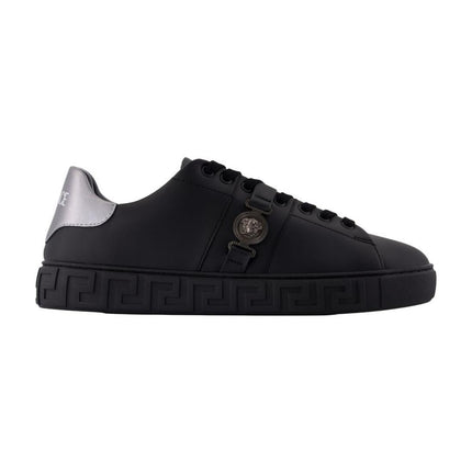 Sneakers - Versace - Leder - Schwarz
