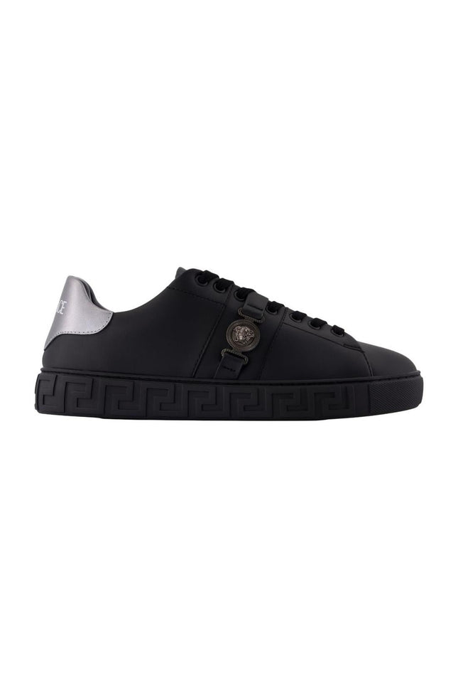 Sneakers - Versace - Leder - Schwarz
