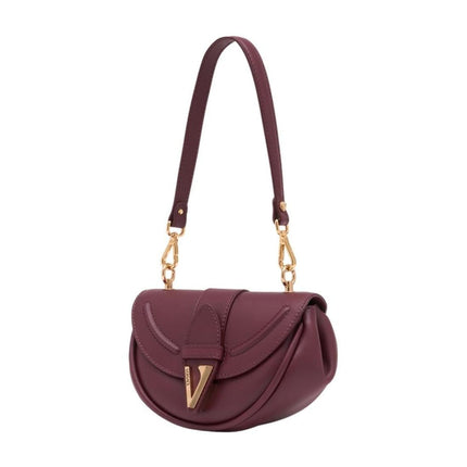 Virtus Small Schultertasche - Versace - Leder - Bordeaux