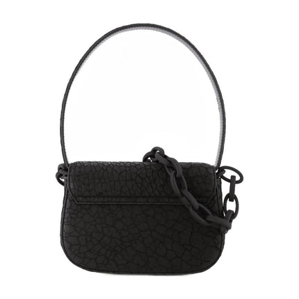1DR Schultertasche - Diesel - Leder - Schwarz