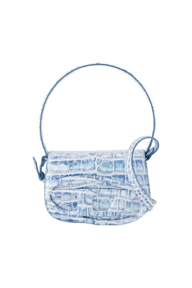 1dr Schultertasche - Diesel - Leder - Blau