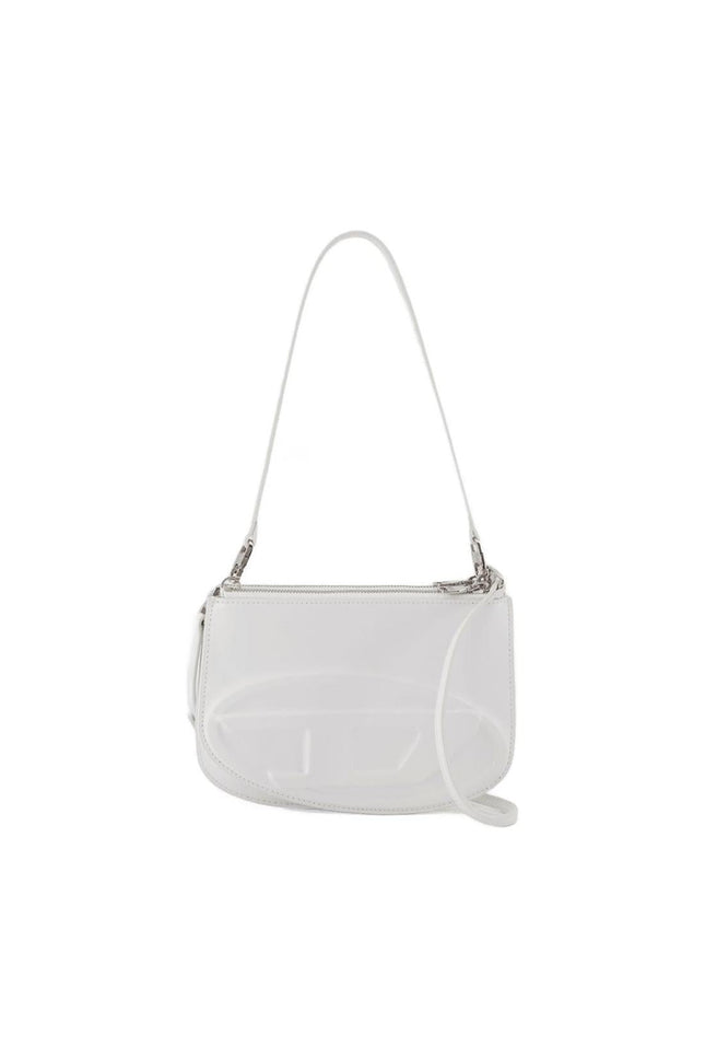 1DR Twin Schultertasche - DIESEL - Leder - Weiß