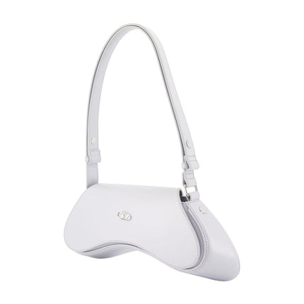 Play Schultertasche - DIESEL - Leder - Grau