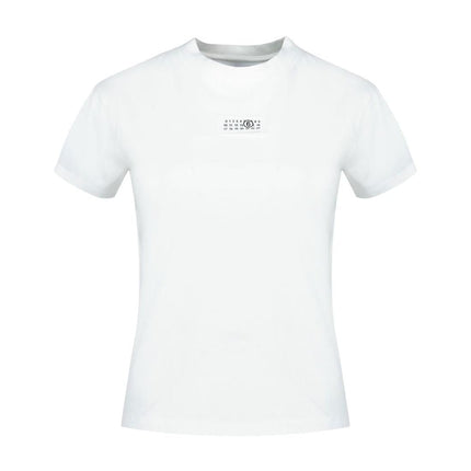 T-Shirt - MM6 Maison Margiela - Baumwolle - Weiß