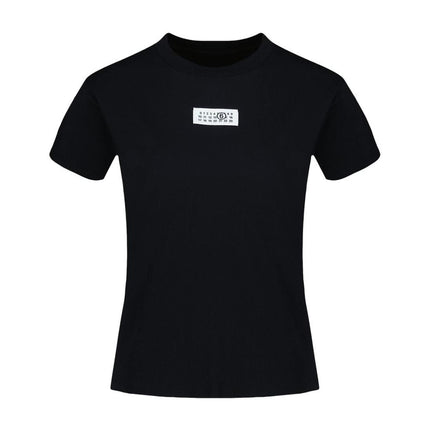 T-Shirt - MM6 Maison Margiela - Baumwolle - Schwarz