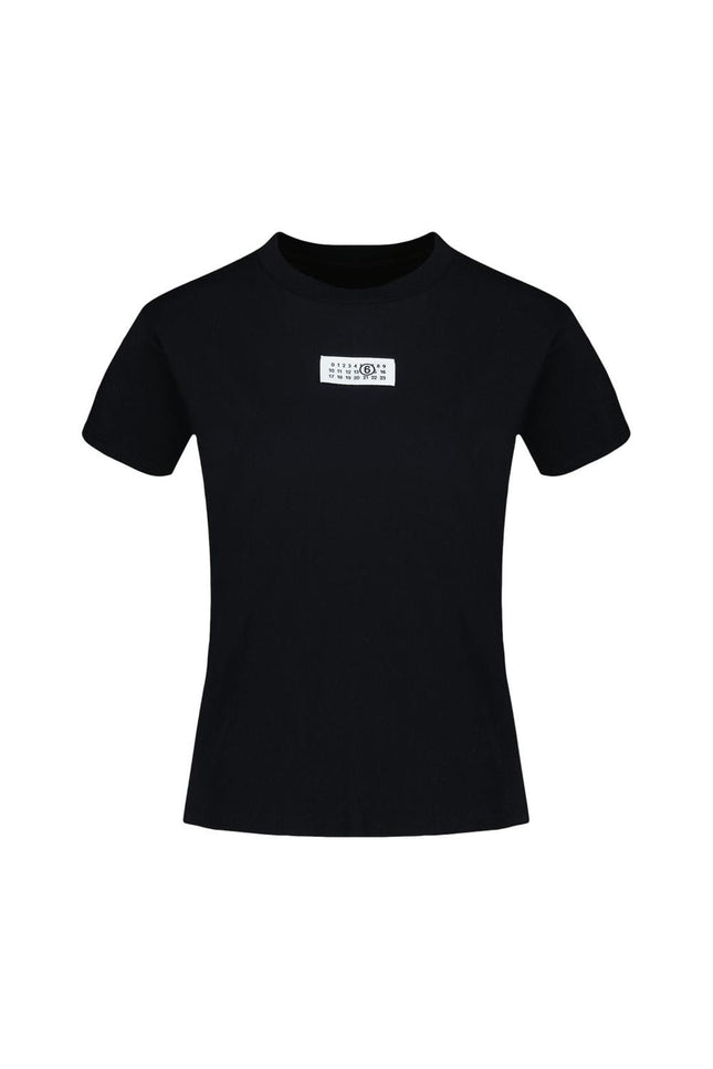 T-Shirt - MM6 Maison Margiela - Baumwolle - Schwarz
