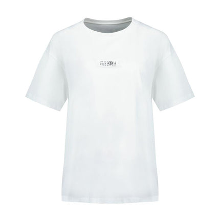 T-Shirt - MM6 Maison Margiela - Baumwolle - Weiß