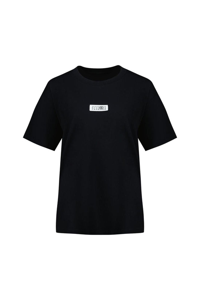 T-Shirt - MM6 Maison Margiela - Baumwolle - Schwarz