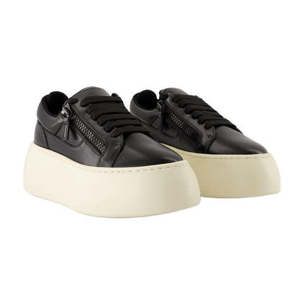 Sneakers Gz94 Maxi - Giuseppe Zanotti - Leder - Schwarz