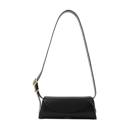 Cannolo Mini Handtasche - Jil Sander - Leder - Schwarz