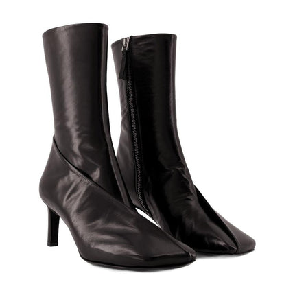 Stiefeletten Jil Sander - Leder - Schwarz
