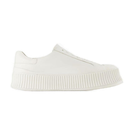 Sneakers - Jil Sander - Leder - Weiß