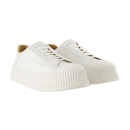 Sneakers - Jil Sander - Leder - Weiß