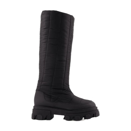 Tall Puffer Stiefeletten aus Poly Schwarz