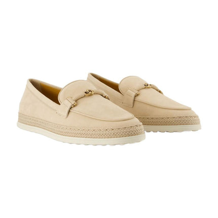 Flache Schuhe Rafia - Tod's - Raffia - Beige
