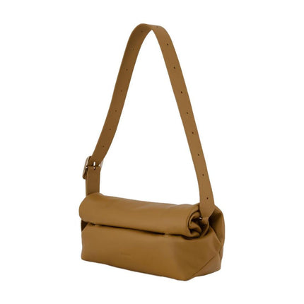 Rollup Small Square Belt Schultertasche - Jil Sander - Leder - Khaki