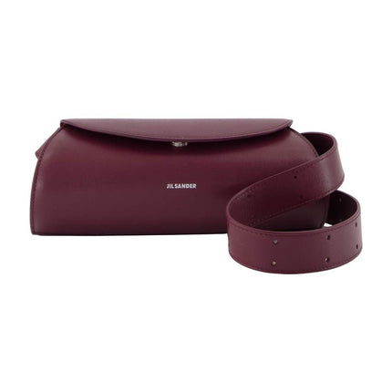 Cannolo Mini Handtasche - Jil Sander - Leder - Bordeaux