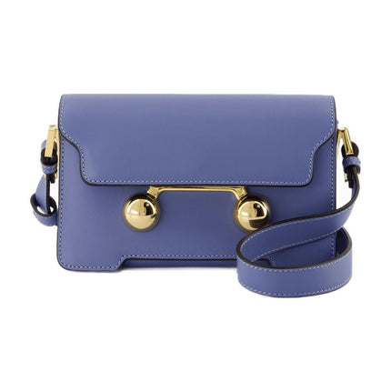 Mini-Schultertasche - Marni - Leder - Blau