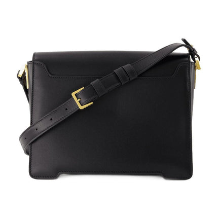 Handtasche Medium - Marni - Leder - Schwarz