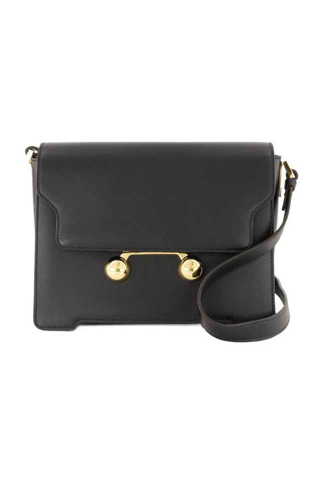 Handtasche Medium - Marni - Leder - Schwarz