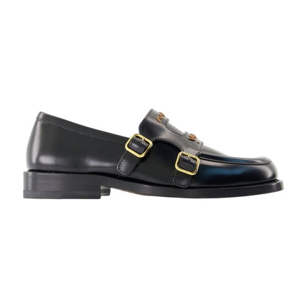 Mokassins - Marni - Leder - Schwarz