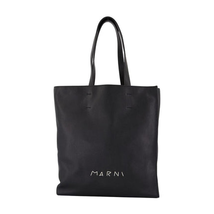 Museo Soft New Large Cabas - Marni - Leder - Schwarz